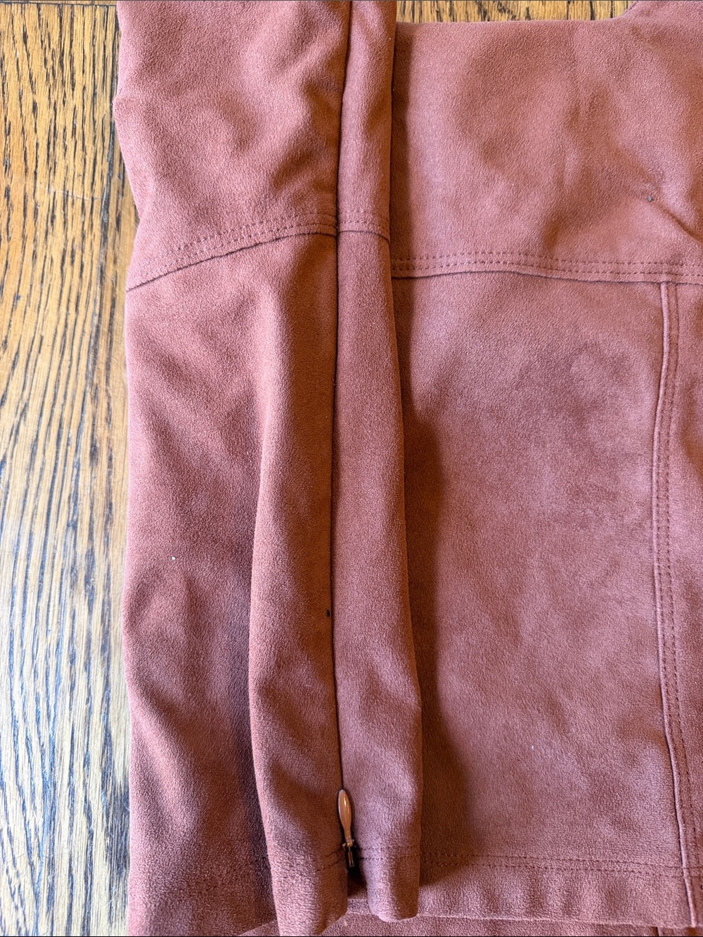 Pilcro Faux-Suede Corset Tank - Picture 5 of 5